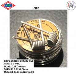 Aria 0.11 Ω-NI80 lebre coil