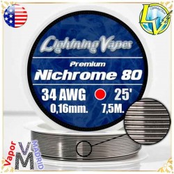 Nicrom80 - 34AWG - 0,16mm -...