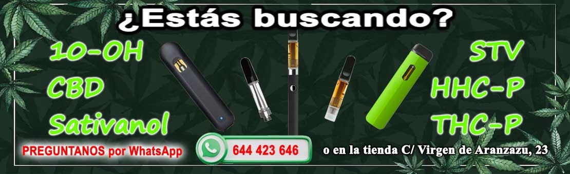 THC, HHC, CBD 10-OH y Sativanol